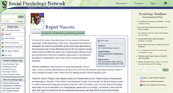 Desktop Screenshot of nacoste.socialpsychology.org
