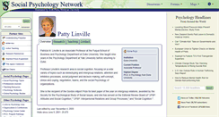Desktop Screenshot of linville.socialpsychology.org