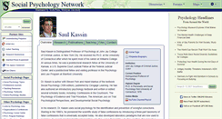 Desktop Screenshot of kassin.socialpsychology.org