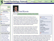 Tablet Screenshot of kassin.socialpsychology.org