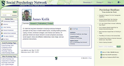 Desktop Screenshot of kulik.socialpsychology.org
