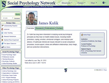 Tablet Screenshot of kulik.socialpsychology.org