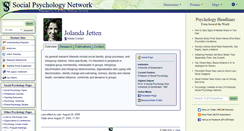 Desktop Screenshot of jetten.socialpsychology.org