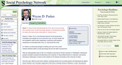 Desktop Screenshot of parker.socialpsychology.org