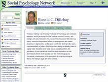 Tablet Screenshot of dillehay.socialpsychology.org