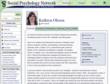 Tablet Screenshot of oleson.socialpsychology.org