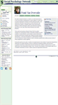 Mobile Screenshot of overwalle.socialpsychology.org
