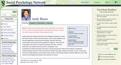 Desktop Screenshot of baum.socialpsychology.org