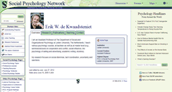 Desktop Screenshot of kwaadsteniet.socialpsychology.org