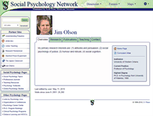 Tablet Screenshot of olson.socialpsychology.org