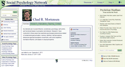 Desktop Screenshot of mortensen.socialpsychology.org