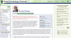 Desktop Screenshot of bruner.socialpsychology.org