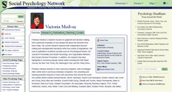 Desktop Screenshot of medvec.socialpsychology.org