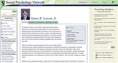 Desktop Screenshot of larson.socialpsychology.org