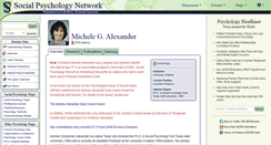 Desktop Screenshot of michele.alexander.socialpsychology.org