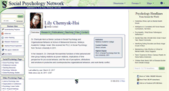 Desktop Screenshot of chernyak-hai.socialpsychology.org