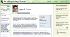 Desktop Screenshot of croyle.socialpsychology.org