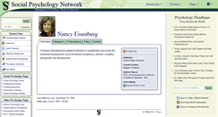 Desktop Screenshot of eisenberg.socialpsychology.org
