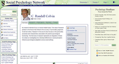 Desktop Screenshot of colvin.socialpsychology.org