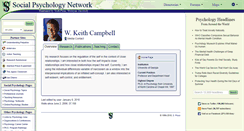 Desktop Screenshot of keith.campbell.socialpsychology.org