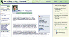 Desktop Screenshot of kitayama.socialpsychology.org