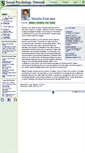 Mobile Screenshot of kitayama.socialpsychology.org