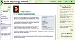 Desktop Screenshot of jaccard.socialpsychology.org