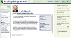 Desktop Screenshot of knowles.socialpsychology.org