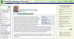 Desktop Screenshot of cassidy.socialpsychology.org