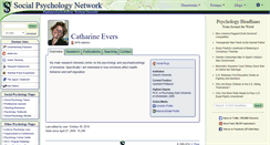 Desktop Screenshot of evers.socialpsychology.org