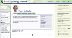 Desktop Screenshot of mckinlay.socialpsychology.org