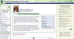 Desktop Screenshot of barreto.socialpsychology.org