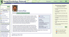 Desktop Screenshot of kay.socialpsychology.org