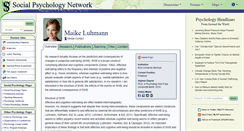 Desktop Screenshot of luhmann.socialpsychology.org