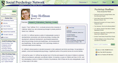 Desktop Screenshot of hoffman.socialpsychology.org