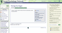 Desktop Screenshot of levinger.socialpsychology.org