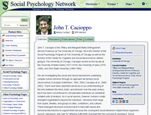 Tablet Screenshot of cacioppo.socialpsychology.org