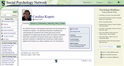 Desktop Screenshot of kopetz.socialpsychology.org