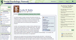 Desktop Screenshot of kirby.socialpsychology.org