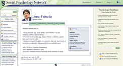 Desktop Screenshot of fritsche.socialpsychology.org