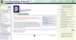 Desktop Screenshot of mullen.socialpsychology.org