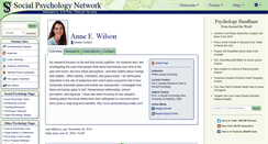 Desktop Screenshot of anne.wilson.socialpsychology.org