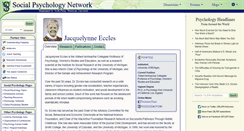 Desktop Screenshot of eccles.socialpsychology.org