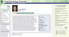 Desktop Screenshot of lora.park.socialpsychology.org