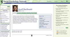 Desktop Screenshot of macdonald.socialpsychology.org