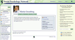 Desktop Screenshot of martin.greenberg.socialpsychology.org