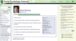 Desktop Screenshot of nick.haslam.socialpsychology.org