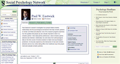 Desktop Screenshot of eastwick.socialpsychology.org