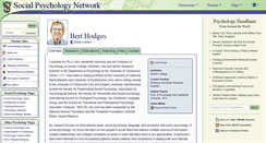 Desktop Screenshot of bert.hodges.socialpsychology.org