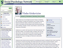 Tablet Screenshot of griskevicius.socialpsychology.org